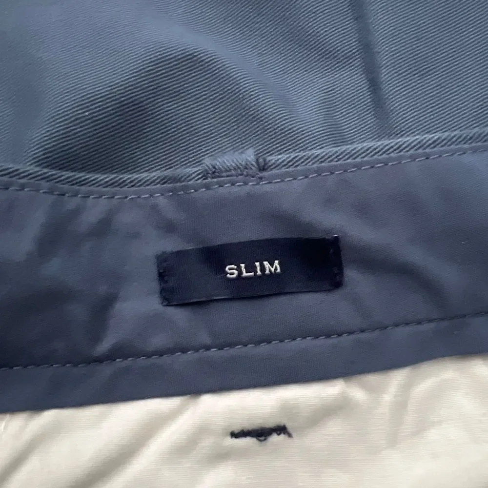 J. Crew Flex Slim Classic Navy Chinos 36 X 32